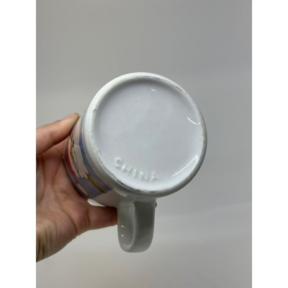 Vintage Christmas Season Santa Stocking Mug | 3.5" Holiday Gift Coffee Tea Cup - Picture 4 of 5